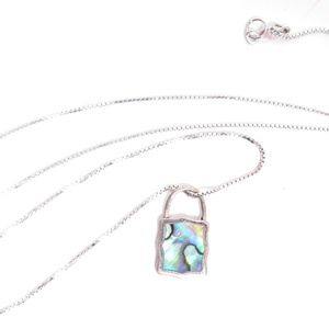 Judith‎ Jack Silver Padlock Pendant Necklace